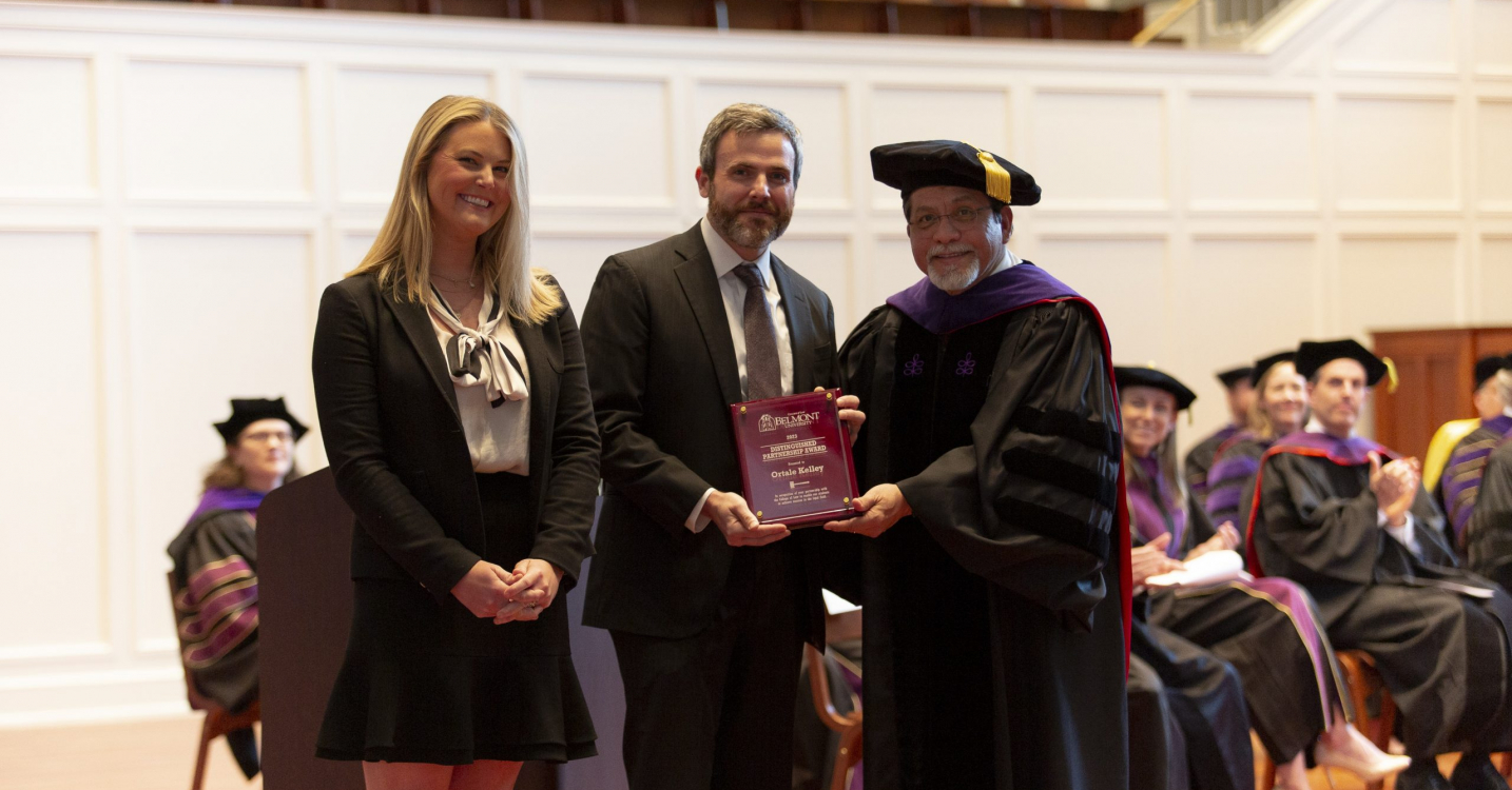 Ortale Kelley honored with Distinguished Partnership Award