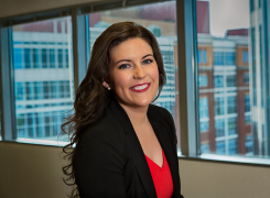 Associate Rachel Hogan speaks at Lipscomb University’s MediaMasters
